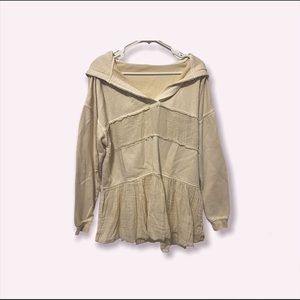 Free People Sail Away Tunic in Cream Color